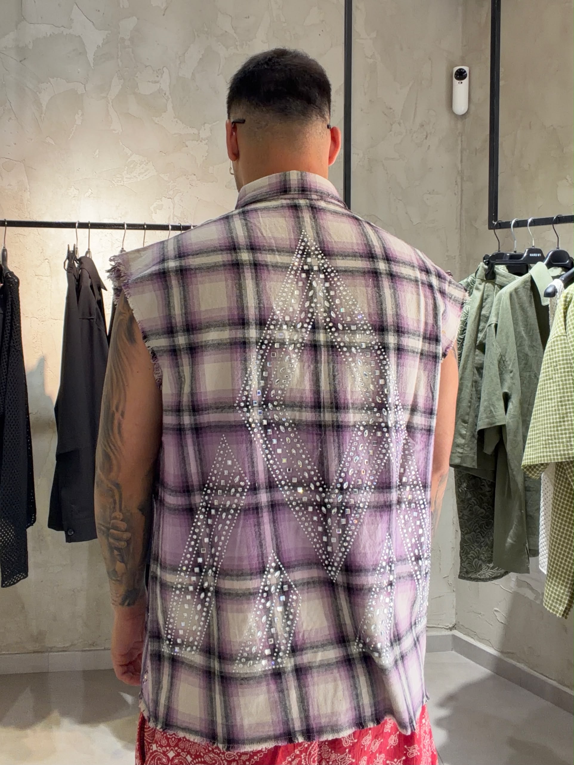 CAMISA SIN MANGAS DE FRANELA - Camisas - PAPER MONEY
