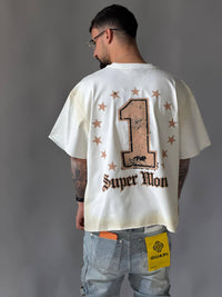 T-shirt artsupermoney - stampa con bocca